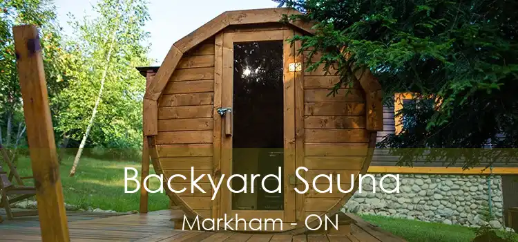  Backyard Sauna Markham - ON