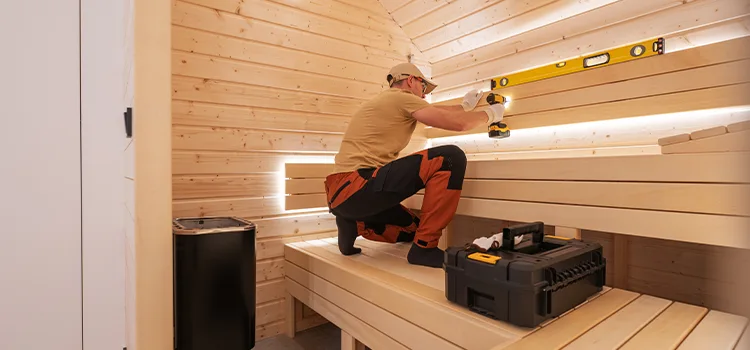 Commercial Sauna Installation in Markham, ON