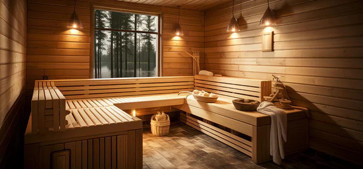 Traditional Sauna Design in Markham, ON