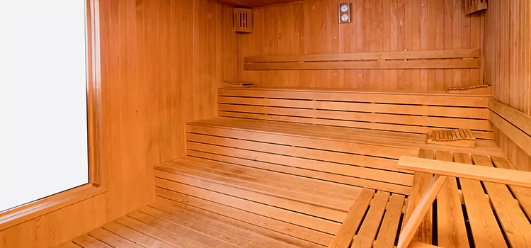 Custom Hemlock Wood Sauna Construction in Markham, Ontario