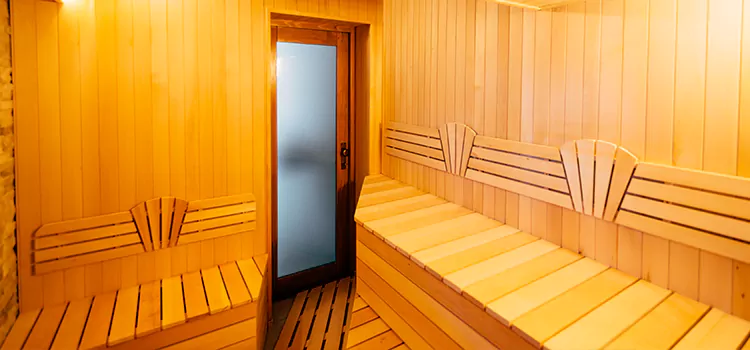 Old Cabin Conversion To Sauna in Markham, Ontario