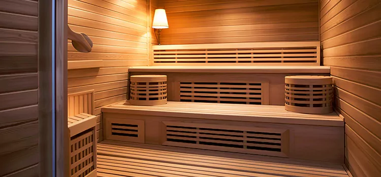 Outdoor Sauna Setup in Markham, ON