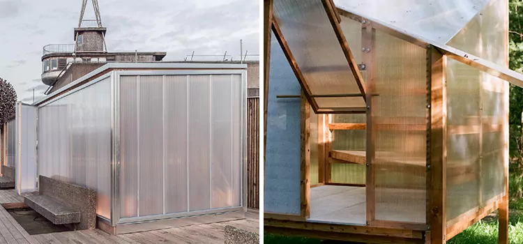 Transparent Wall Sauna in Markham, ON