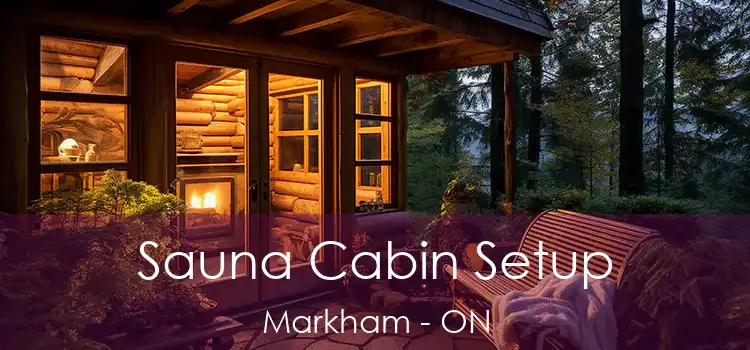  Sauna Cabin Setup Markham - ON