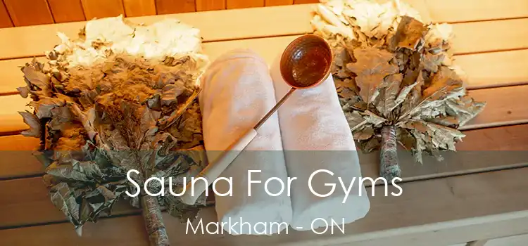  Sauna For Gyms Markham - ON
