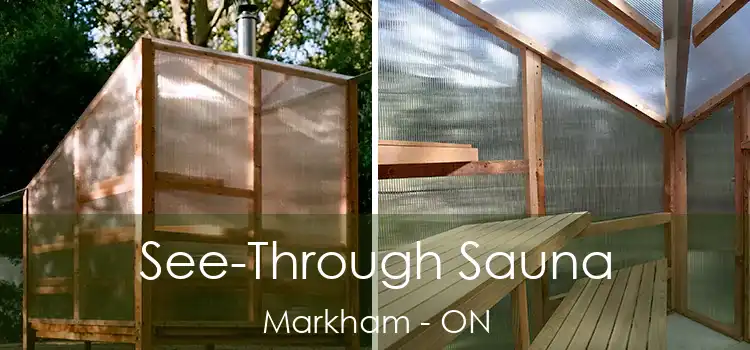  See-Through Sauna Markham - ON